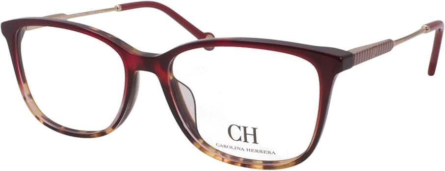 Amazon.com: Eyeglasses CH by Carolina Herrera VHE 816 K Red